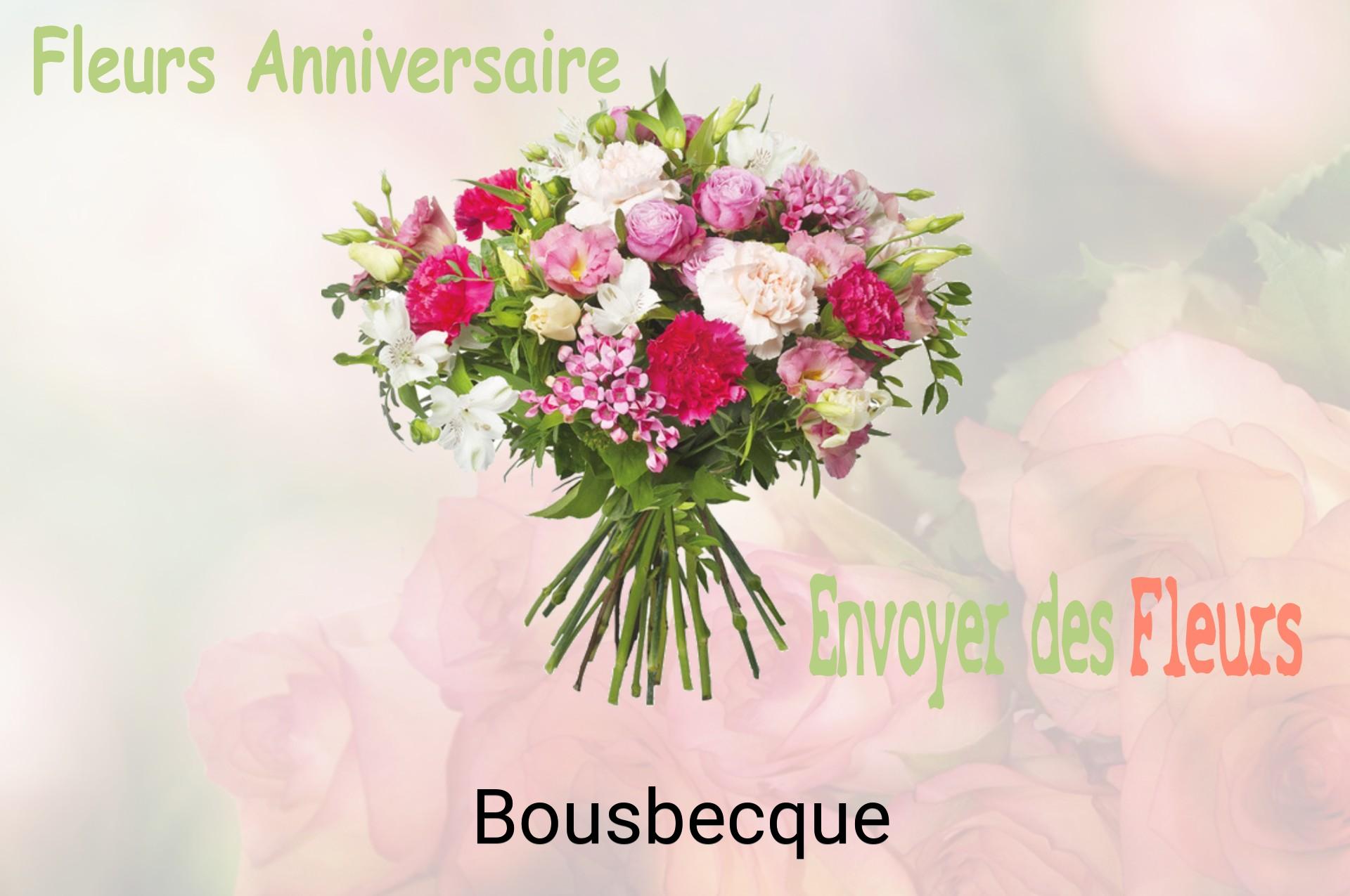 Bouquet de fleurs d’anniversaire livré à Bousbecque